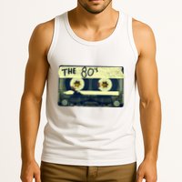 Retro 80S Mix Tape Tank Top