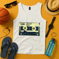 Retro 80S Mix Tape Tank Top