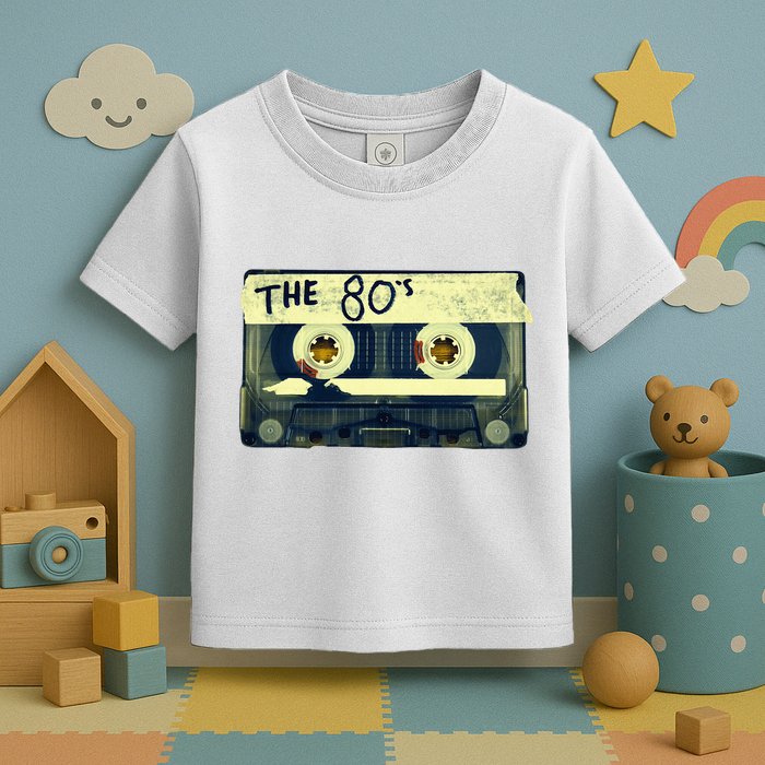 Retro 80S Mix Tape Toddler T-Shirt