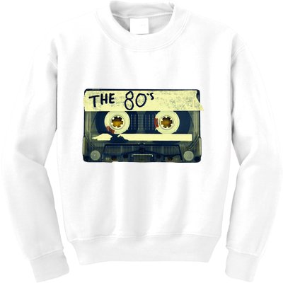 Retro 80S Mix Tape Kids Sweatshirt