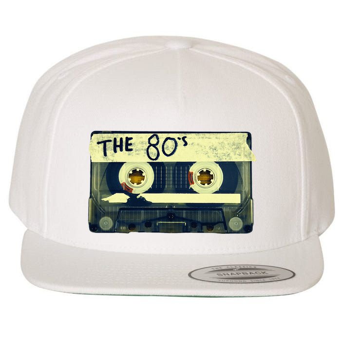 Retro 80S Mix Tape Wool Snapback Cap