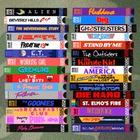 Retro 80s Movies Vhs Stacks Legacy Tie Dye Trucker Hat