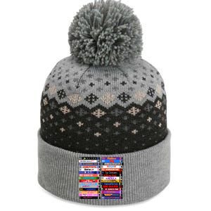 Retro 80s Movies Vhs Stacks The Baniff Cuffed Pom Beanie