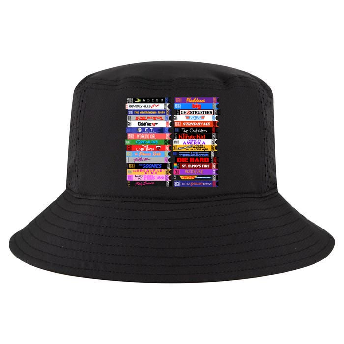 Retro 80s Movies Vhs Stacks Cool Comfort Performance Bucket Hat