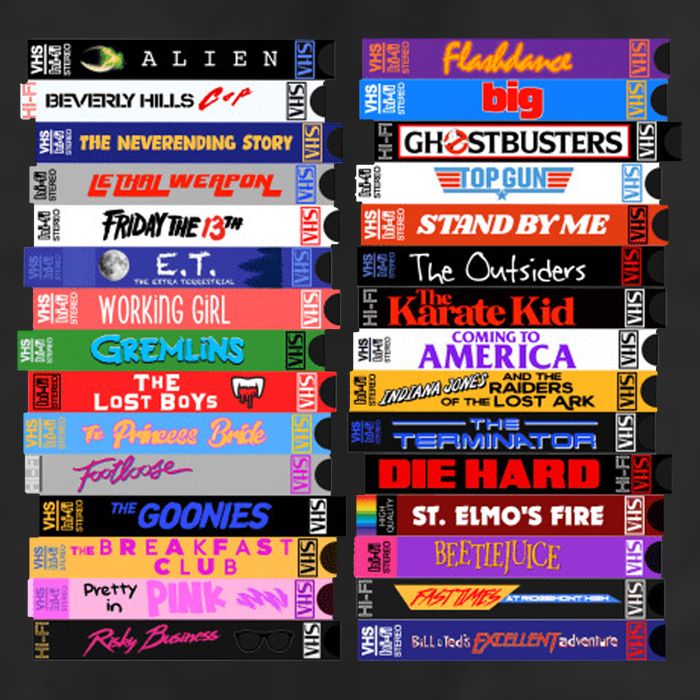 Retro 80s Movies Vhs Stacks Cool Comfort Performance Bucket Hat