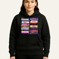 Retro 80s Movies Vhs Stacks Hoodie