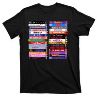 Retro 80s Movies Vhs Stacks T-Shirt