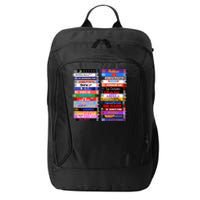 Retro 80s Movies Vhs Stacks City Backpack