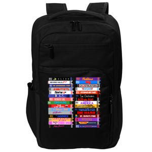 Retro 80s Movies Vhs Stacks Impact Tech Backpack