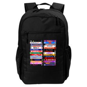 Retro 80s Movies Vhs Stacks Daily Commute Backpack