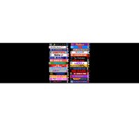 Retro 80s Movies Vhs Stacks Bumper Sticker