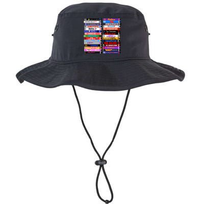 Retro 80s Movies Vhs Stacks Bucket Hat