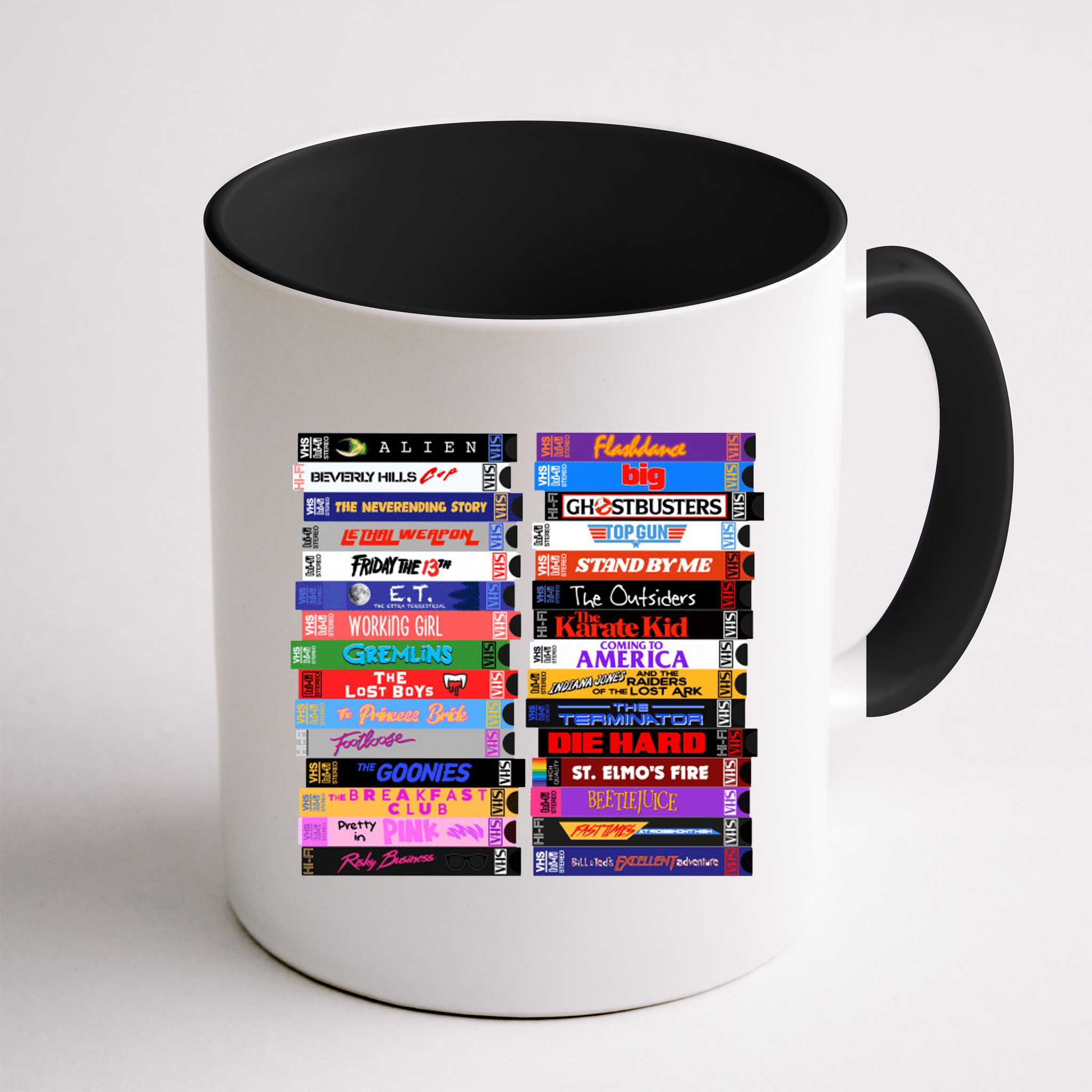 Retro 80s Movies Vhs Stacks Mug