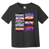 Retro 80s Movies Vhs Stacks Toddler T-Shirt