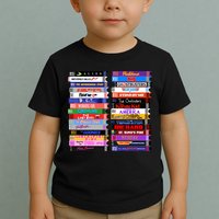 Retro 80s Movies Vhs Stacks Toddler T-Shirt