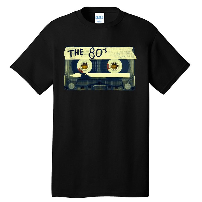 Retro 80S Mix Tape Tall T-Shirt