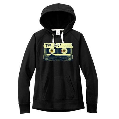 Retro 80S Mix Tape Women's Fleece Hoodie