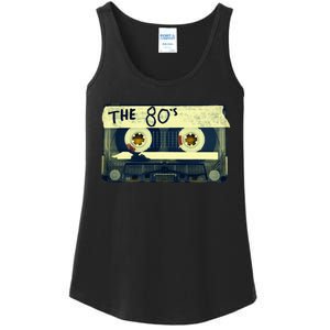 Retro 80S Mix Tape Ladies Essential Tank