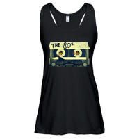 Retro 80S Mix Tape Ladies Essential Flowy Tank