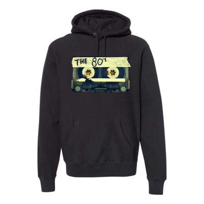 Retro 80S Mix Tape Premium Hoodie