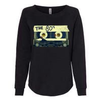 Retro 80S Mix Tape Womens California Wash Sweatshirt