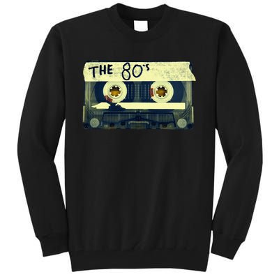 Retro 80S Mix Tape Tall Sweatshirt