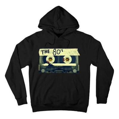 Retro 80S Mix Tape Tall Hoodie