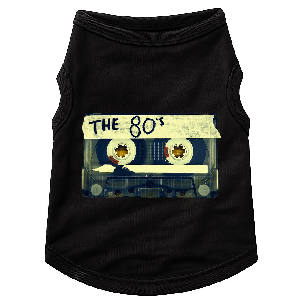 Retro 80S Mix Tape Doggie Tank