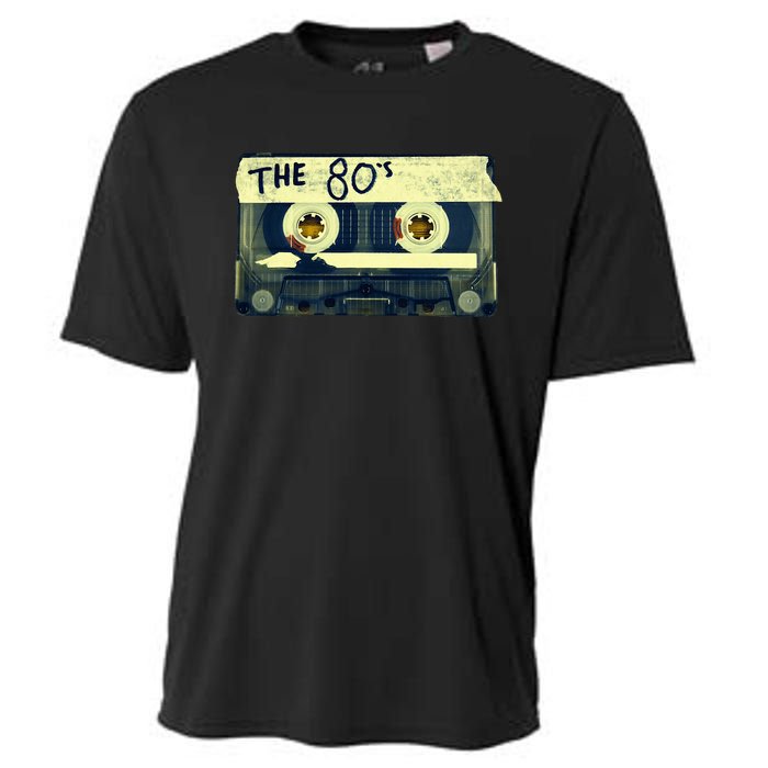 Retro 80S Mix Tape Cooling Performance Crew T-Shirt