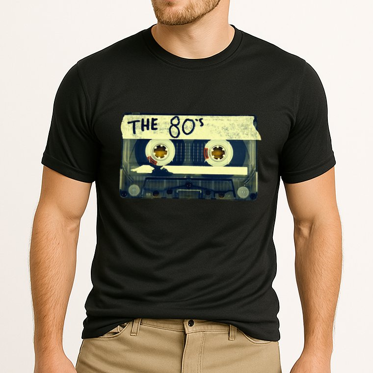 Retro 80S Mix Tape Performance Shirt