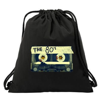 Retro 80S Mix Tape Drawstring Bag