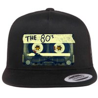 Retro 80S Mix Tape Flat Bill Trucker Hat