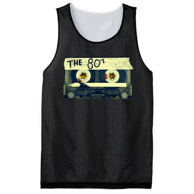 Retro 80S Mix Tape Mesh Reversible Basketball Jersey Tank