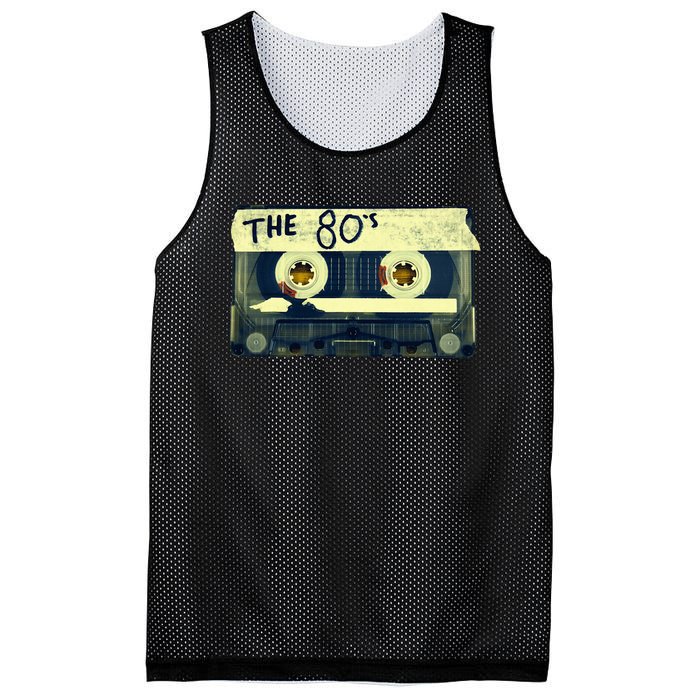 Retro 80S Mix Tape Mesh Reversible Basketball Jersey Tank