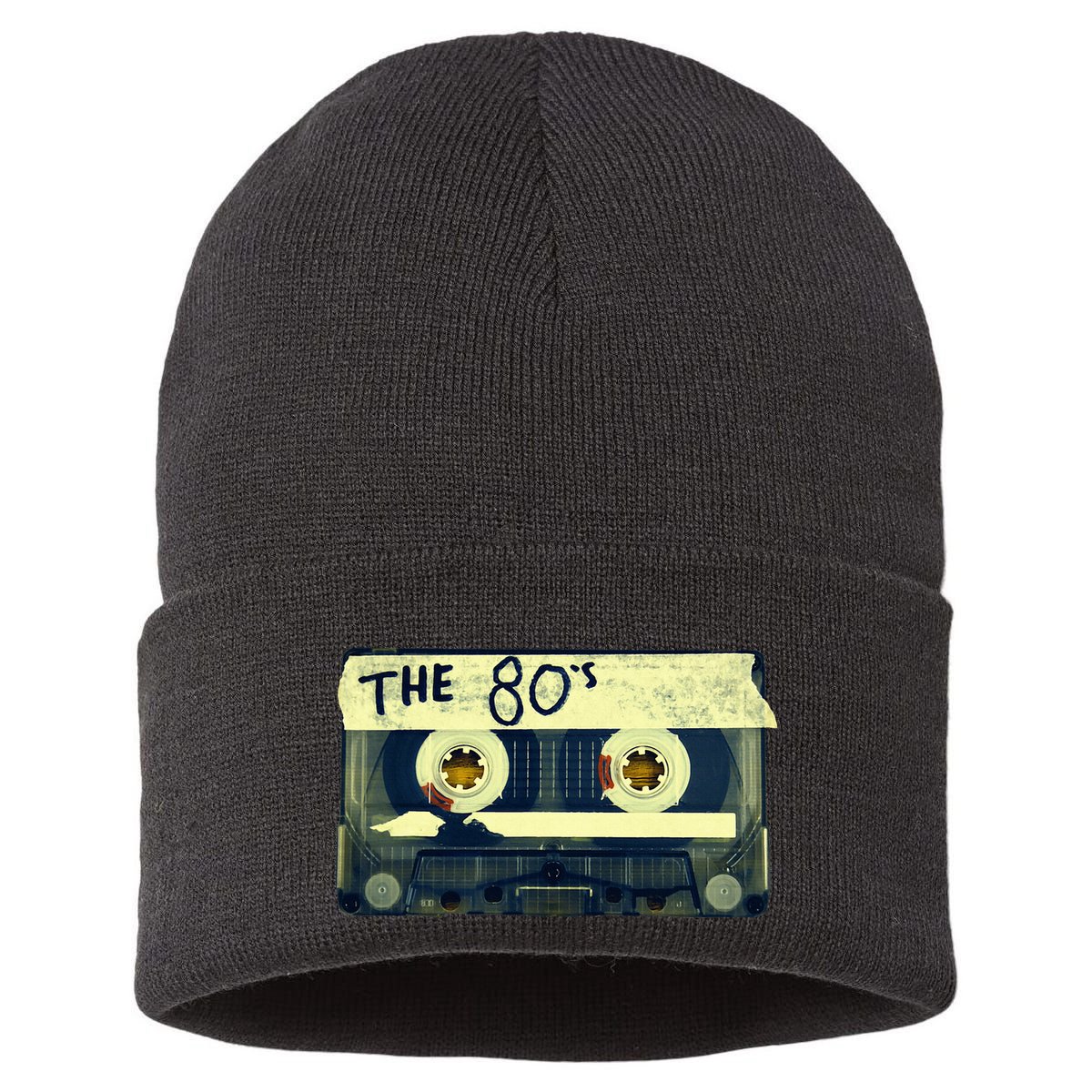 Retro 80S Mix Tape Sustainable Knit Beanie