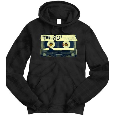 Retro 80S Mix Tape Tie Dye Hoodie