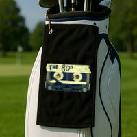 Retro 80S Mix Tape Golf Towel