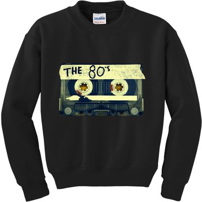 Retro 80S Mix Tape Kids Sweatshirt