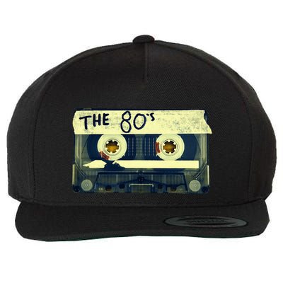 Retro 80S Mix Tape Wool Snapback Cap