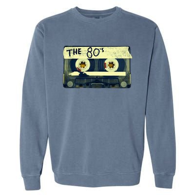 Retro 80S Mix Tape Garment-Dyed Sweatshirt