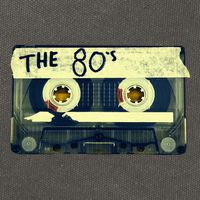 Retro 80S Mix Tape Cotton Canvas Backpack