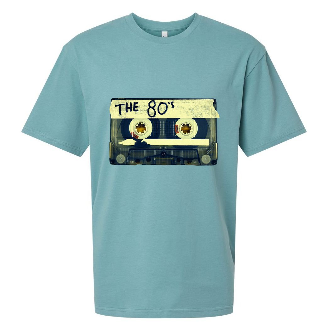 Retro 80S Mix Tape Sueded Cloud Jersey T-Shirt