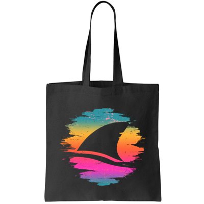 Retro 80's Neon Shark Fin Bag