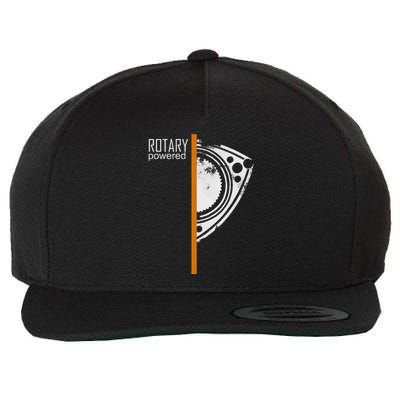 Rx 8 Rx 7 Orange Stripe Wool Snapback Cap
