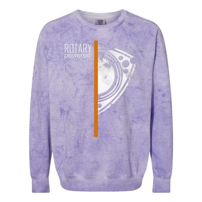 Rx 8 Rx 7 Orange Stripe Colorblast Crewneck Sweatshirt