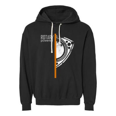 Rx 8 Rx 7 Orange Stripe Garment-Dyed Fleece Hoodie