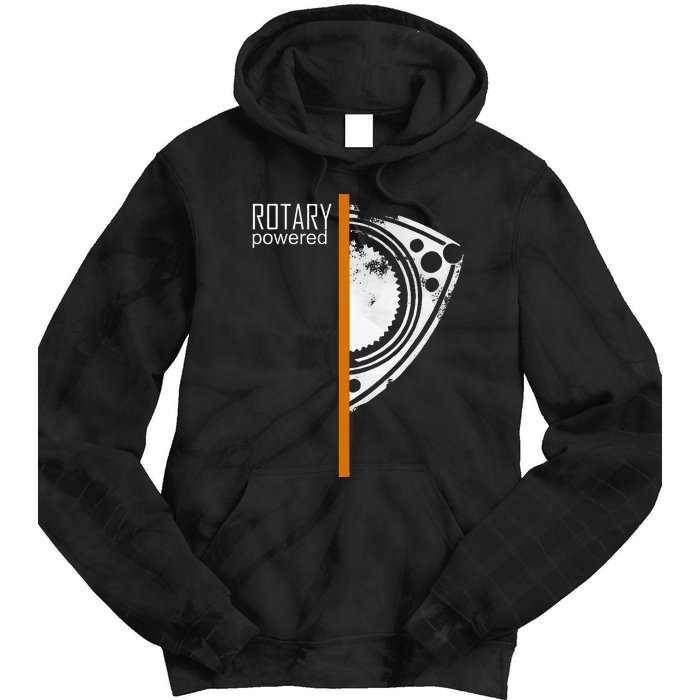 Rx 8 Rx 7 Orange Stripe Tie Dye Hoodie