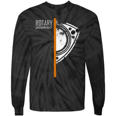 Rx 8 Rx 7 Orange Stripe Tie-Dye Long Sleeve Shirt