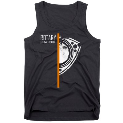 Rx 8 Rx 7 Orange Stripe Tank Top