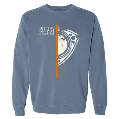 Rx 8 Rx 7 Orange Stripe Garment-Dyed Sweatshirt